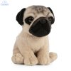 Soft Toy Pug by Living Nature (16.5cm) AN439