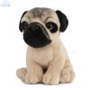 Soft Toy Pug by Living Nature (16.5cm) AN439