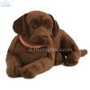 Soft Toy Chocolate Labrador by Living Nature (45cm) AN479