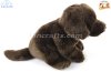 Soft Toy Chocolate Labrador Dog by Faithful Friends (25cm)H FCLAB03