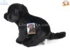 Soft Toy Black Labrador Dog by Faithful Friends (25cm)H FBLAB03