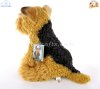 Soft Toy Airedale Terrier Dog by Faithful Friends (25cm)H FAT03