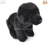 Soft Toy Black Labrador Dog by Faithful Friends (25cm)H FBLAB03