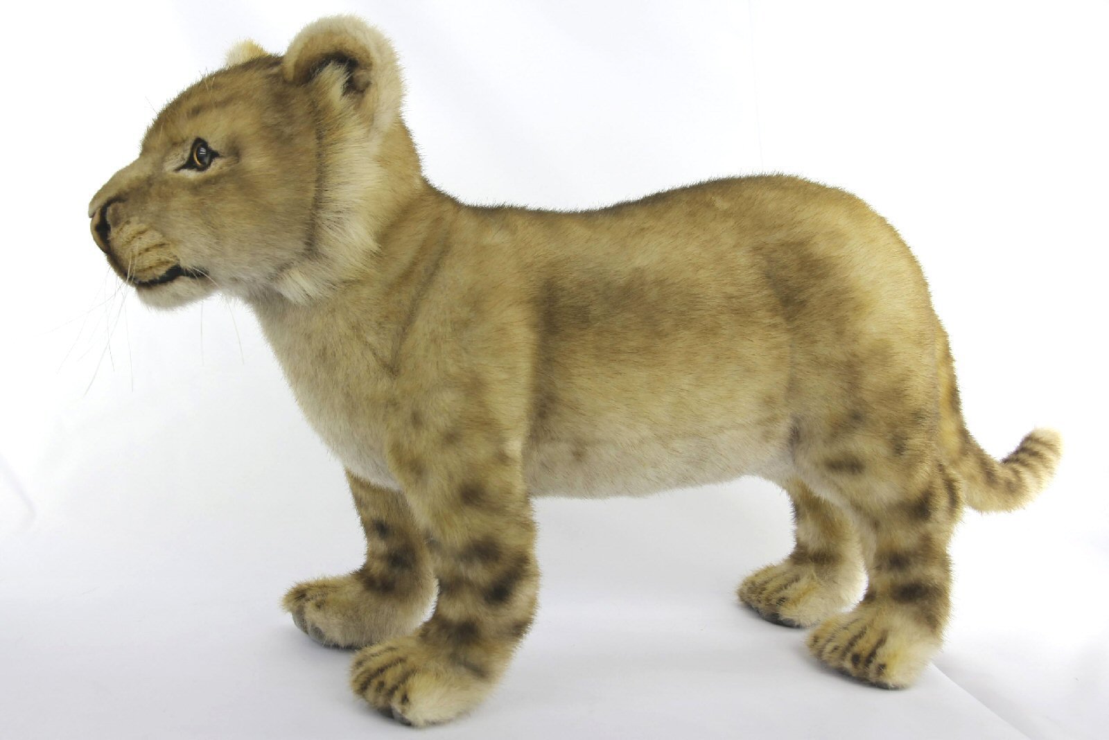 Soft Toy Lion Wildcat Cub Standing by Hansa (70cm) 7891 | Lincrafts