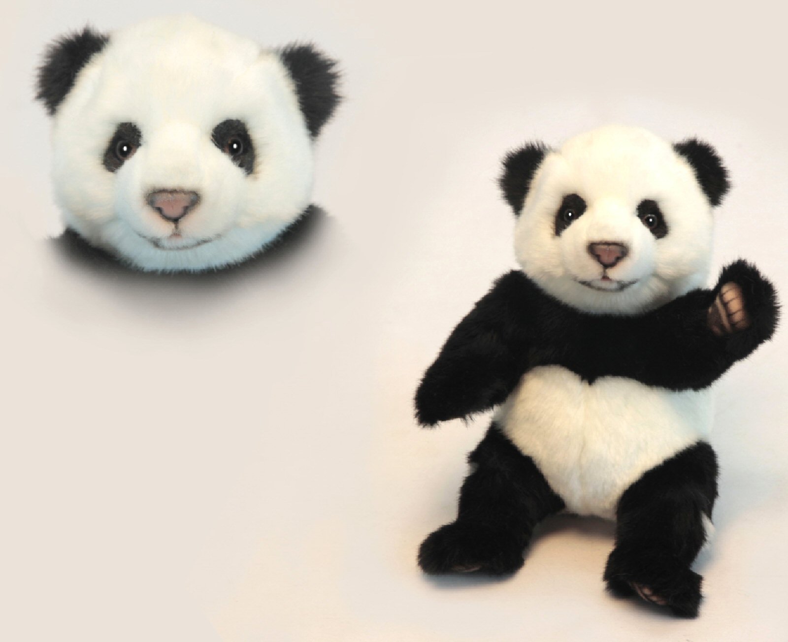 Soft Toy Panda Bear by Hansa (33cm) 6649 | Lincrafts