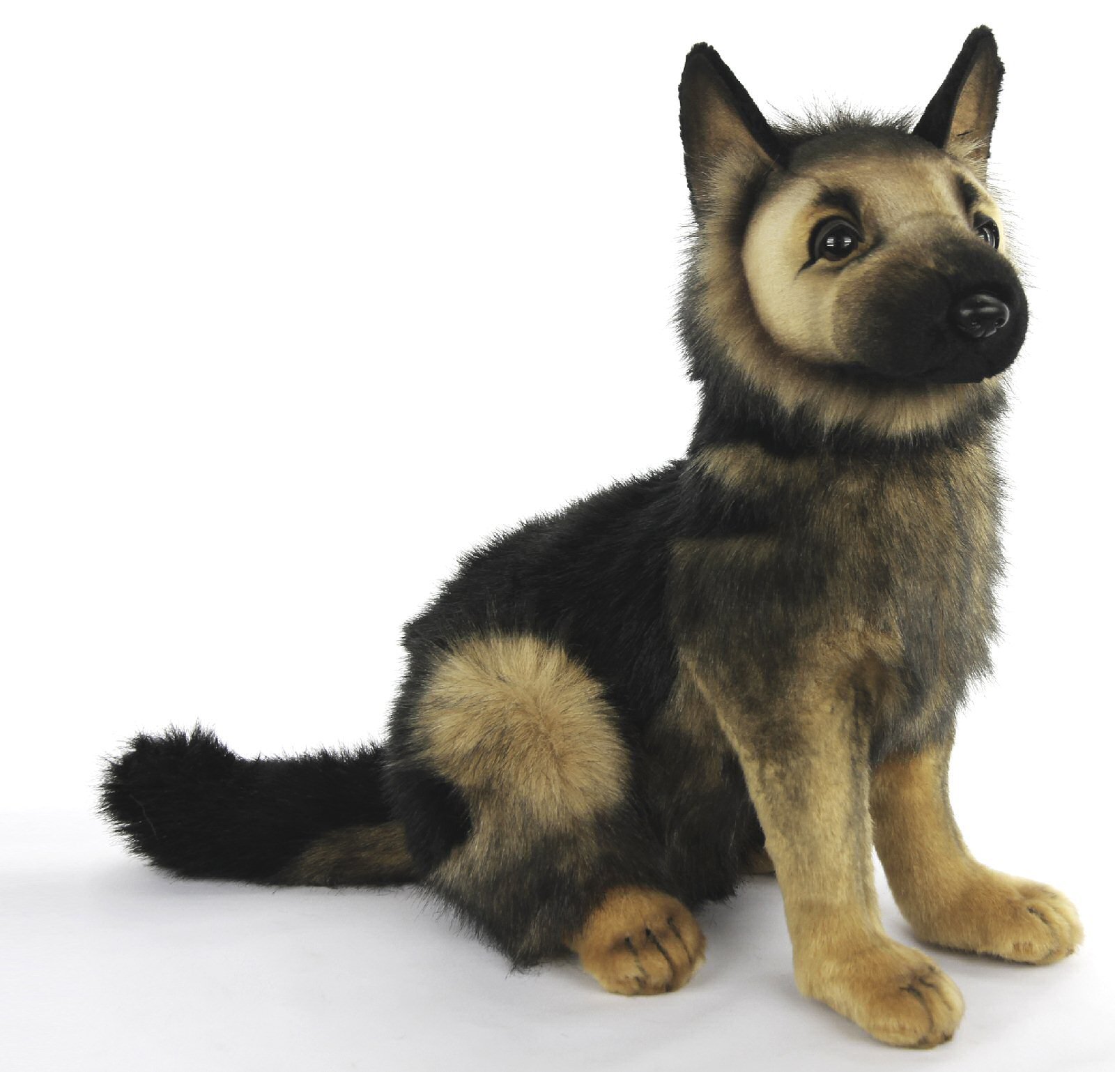 Soft Toy German Shepherd Pup by Hansa (41 cm.H) 3995 | Lincrafts