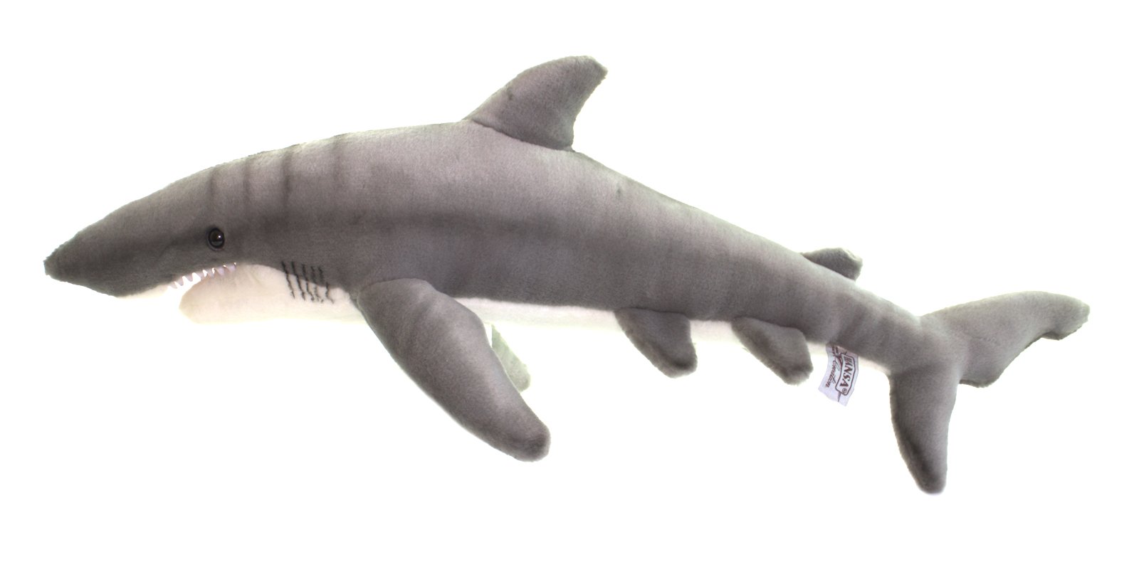 Soft Toy Great White Shark by Hansa (64cm) 5069 | Lincrafts