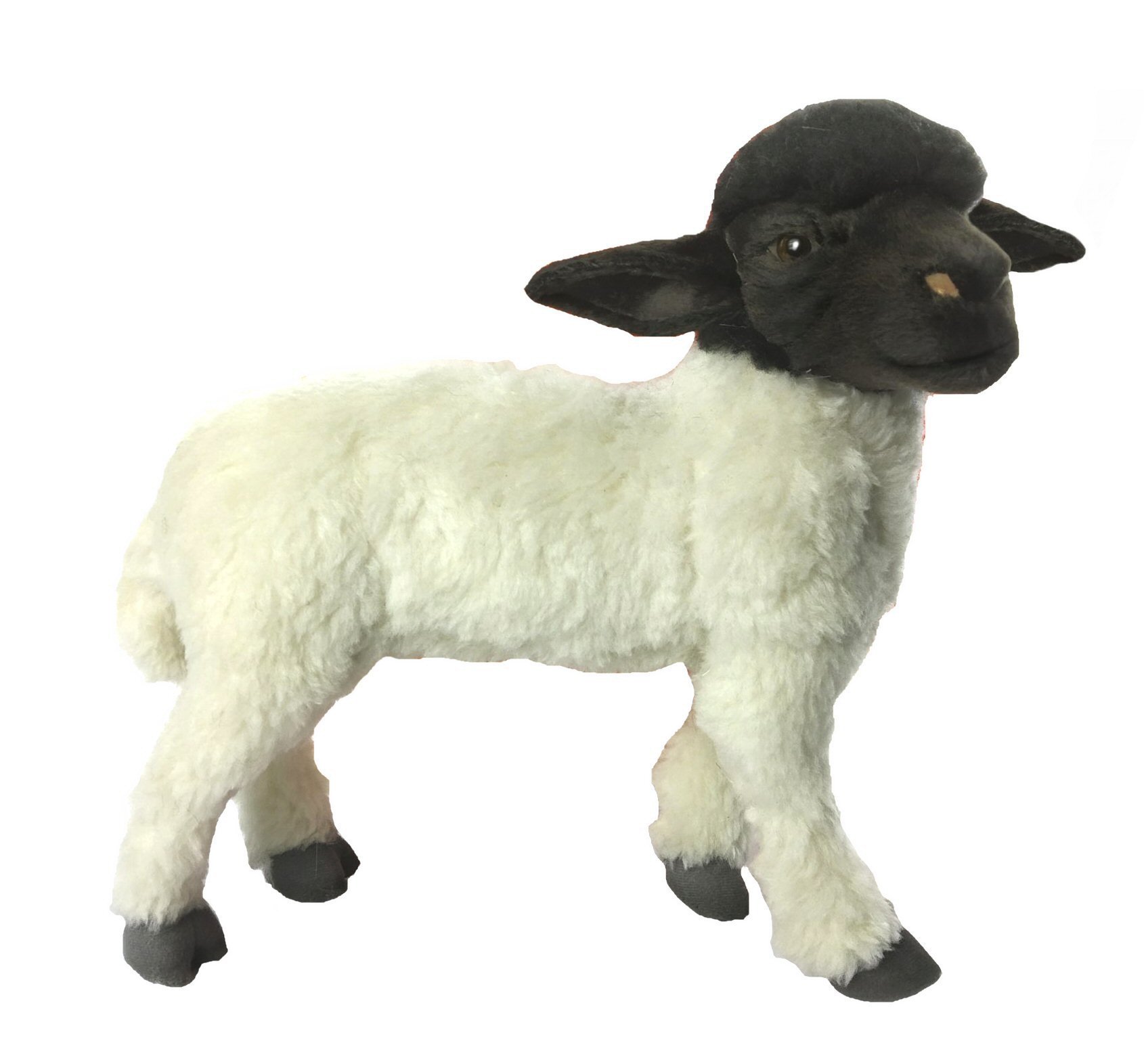 Soft Toy Black Faced Suffolk Sheep Standing By Hansa (33cm) 7822 ...