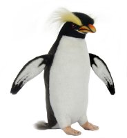 Soft Toy Bird, Emperor Penguin by Hansa (20cm) 7087 | Lincrafts