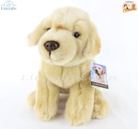 Soft Toy Dog, Yellow Labrador by Faithful Friends (22cm)H FYLAB03