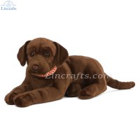 Soft Toy Chocolate Labrador by Living Nature (45cm) AN479