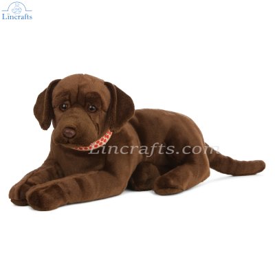 Soft Toy Chocolate Labrador by Living Nature (45cm) AN479