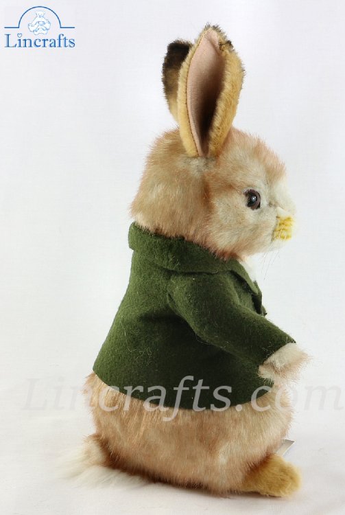 Dressed Boy Rabbit by Hansa (28cm) Soft Toy - Lincrafts | Lincrafts