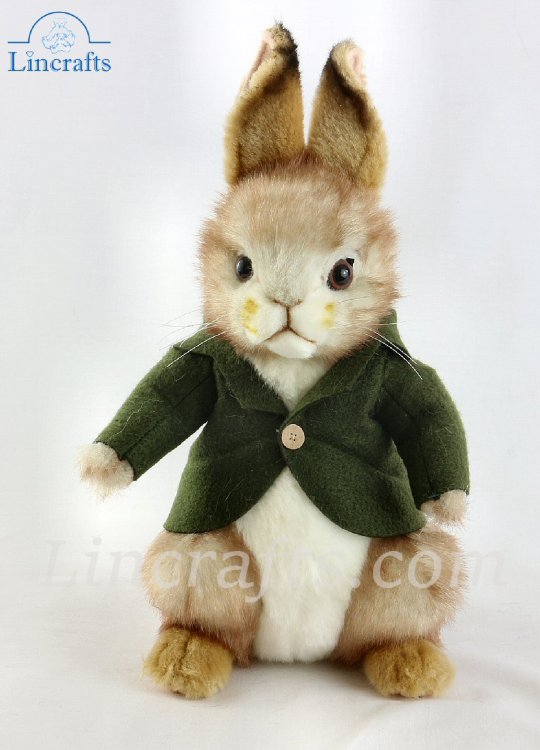 Dressed Boy Rabbit by Hansa (28cm) Soft Toy - Lincrafts | Lincrafts