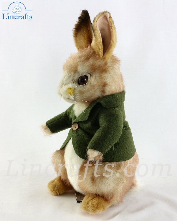 Dressed Boy Rabbit by Hansa (28cm) Soft Toy - Lincrafts | Lincrafts