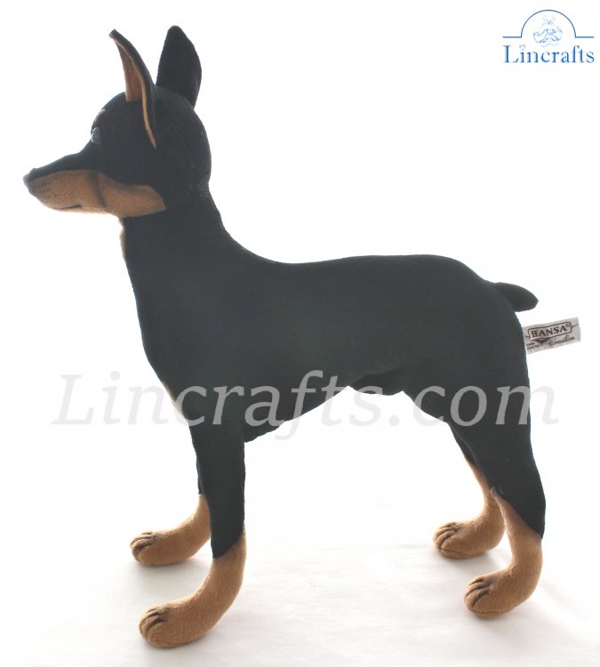 Soft Toy Doberman Dog by Hansa (39cm) 2708