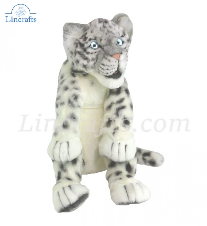Hansa Snow Leopard Jacquard, Laying 26 Long - Endeavour Toys