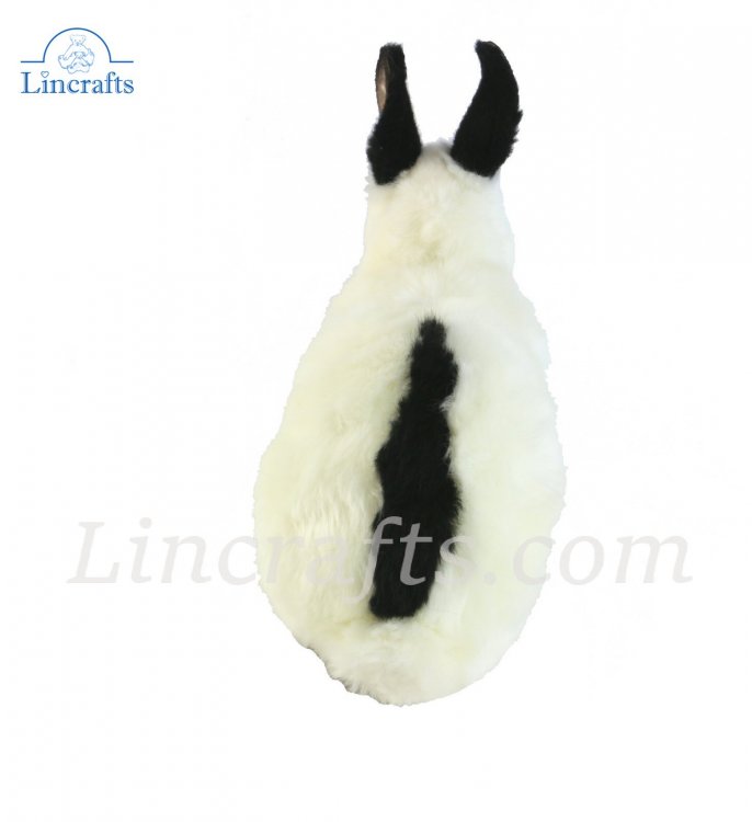 Soft Toy Rabbit Black White Bunny by Hansa 30cm.L 6675