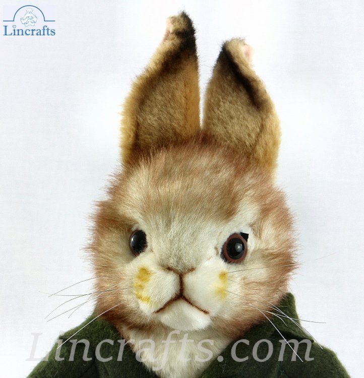 Dressed Boy Rabbit by Hansa (28cm) Soft Toy - Lincrafts | Lincrafts