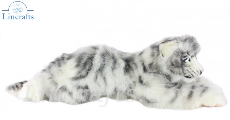 Soft Toy White Tiger Cub By Hansa (54cm) 4675 | Lincrafts