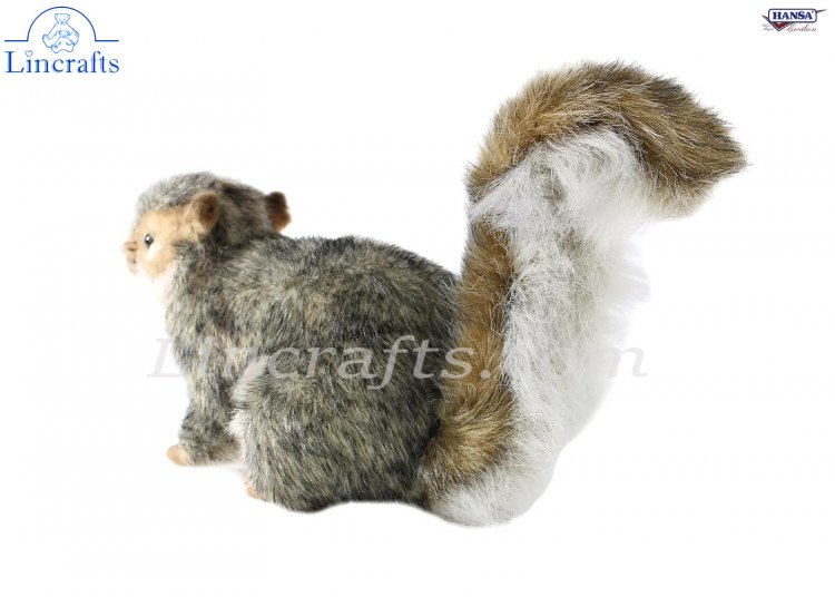 grey squirrel soft toy