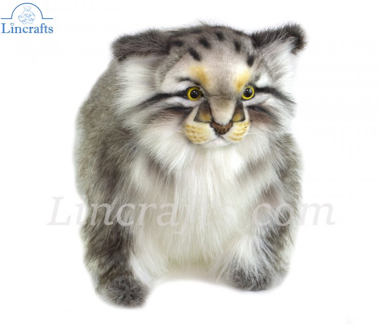 Life Size Standing Pallas's cat Stuffed Animals BH7077 HANSA (44 x 18 x 30  cm)