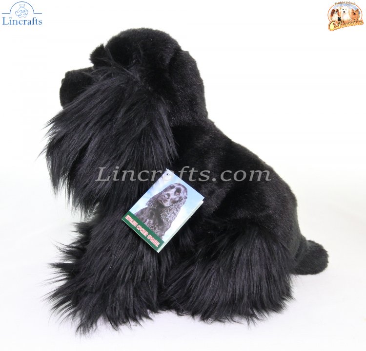 Black cocker spaniel plush toy best sale