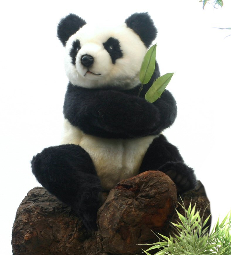 Soft Toy Panda Bear by Hansa (25cm) 4184 | Lincrafts