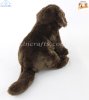 Soft Toy Chocolate Labrador Dog by Faithful Friends (25cm)H FCLAB03